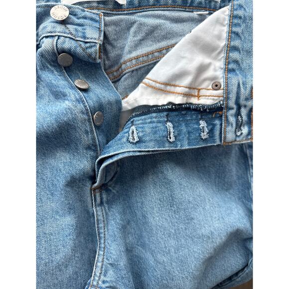 Aritzia Denim Forum The Joni High Rise Loose 29L Jeans Blue Size 27 - Picture 8 of 12